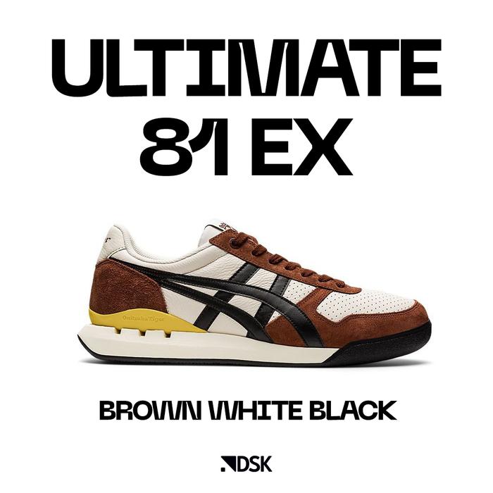 Promo Onitsuka Tiger Ultimate EX 81 Brown White Black 100