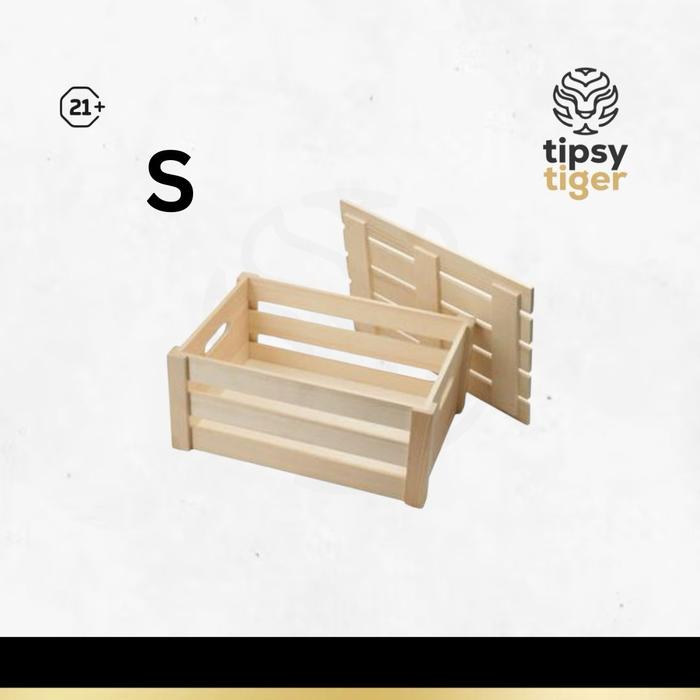 Gambar Tambahan Packing Kayu Khusus JNE (S / M / L / XL) - S (1-2 Bottle) dari Tipsy Tiger undefined Tokopedia