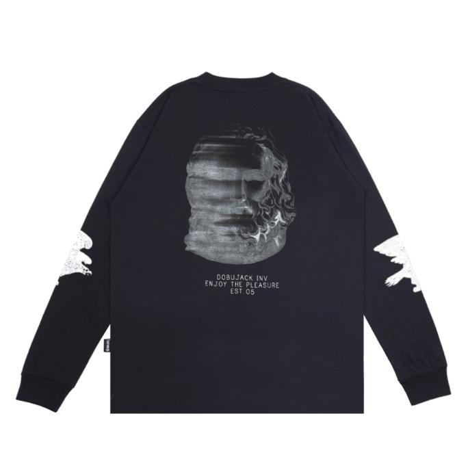 Gambar Dobujack Tshirt Sketface Black Longsleeve - XXL dari Vero star store undefined Tokopedia