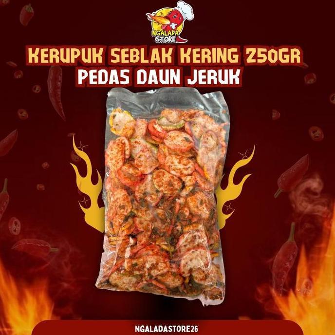 Gambar KERUPUK SEBLAK KERING 250GR PEDAS DAUN JERUK nUg - - dari riiyoyo wood undefined 3 Tokopedia