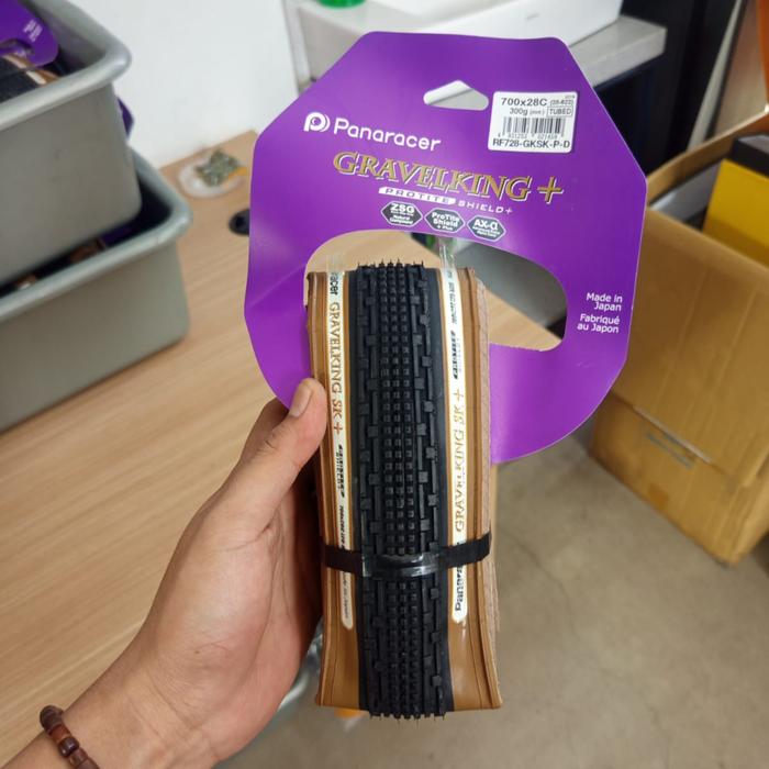 Promo PANARACER GRAVELKING SK PLUS TIRE 700X28 BLACK/BROWN Cicil