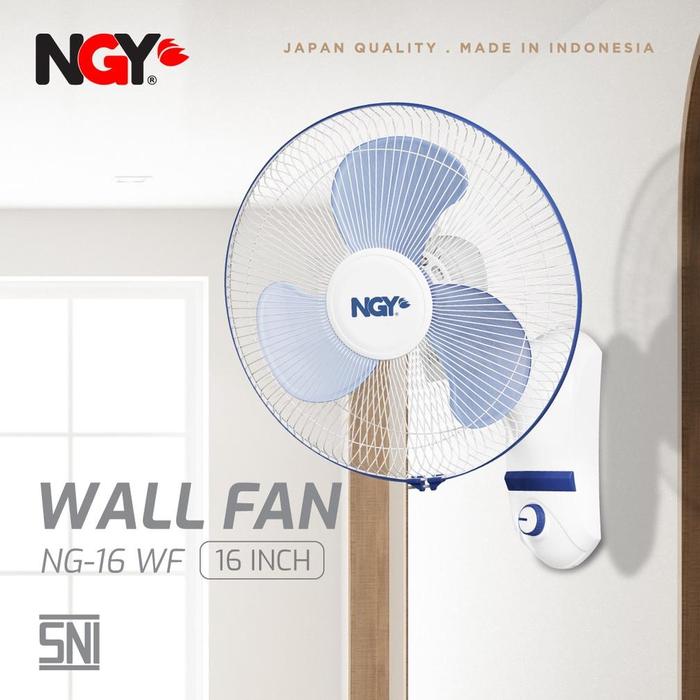 Gambar Price Kipas Angin Dinding Nagoya (Wall Fan) 16In - Ng16Wf - Putih dari Ferhati Kios undefined Tokopedia
