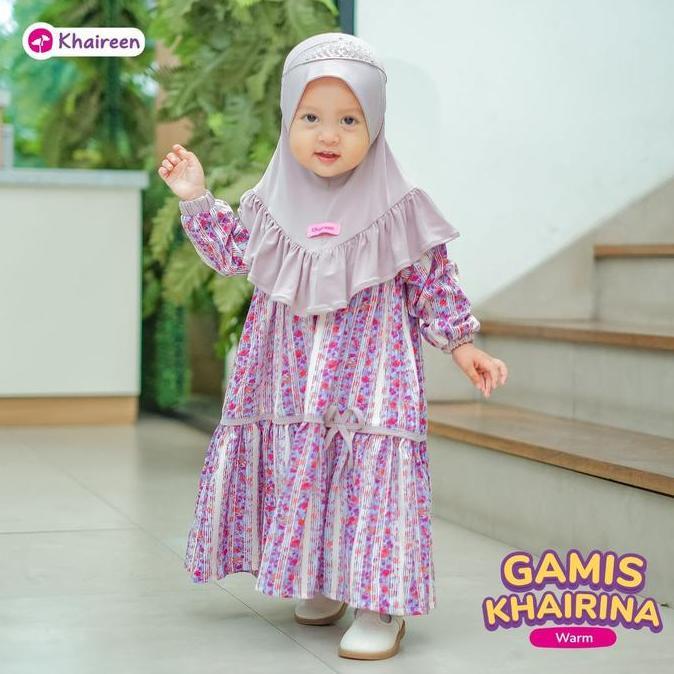 Gambar KHAIREEN Gamis Khairina (Etalase 3) Gamis Anak Gamis Anak Rayon Motif Gamis Bayi Balita Gamis Aqiqah SALE!!! - WARM, XXL (5-7 tahun) dari LOKA LOKA MARKET undefined Tokopedia