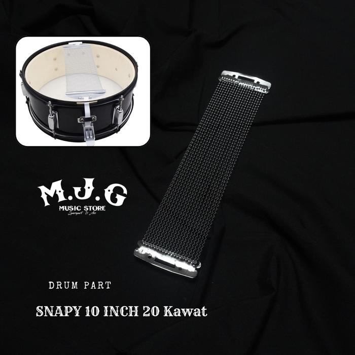 Gambar Snapy snare drum 10 n 14 inch import - 10 '' 20 kawat dari Maju Jaya Gallery Music undefined Tokopedia