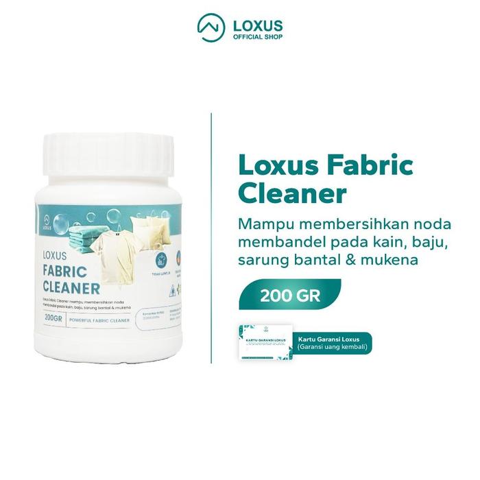 Gambar Loxus Fabric Cleaner Pembersih Noda Baju Kain Sarung Bantal - LFC200GRAM dari GEOS STORE undefined Tokopedia