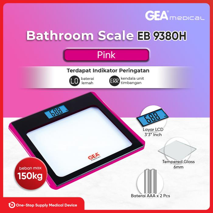 Gambar Timbangan Digital GEA EB9380H - Pink dari My Health by GEA Medical undefined Tokopedia