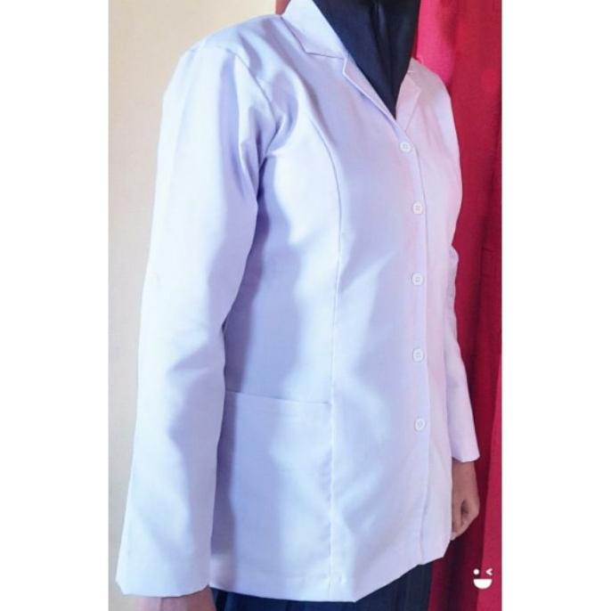 Gambar Baju Dinas Wanita Putih PNS ASN GURU PPL PDH PERAWAT BIDAN SERAGAM - S dari Dezzmi undefined 4 Tokopedia