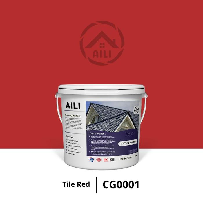 Gambar Cat Genteng Aili Paint 2.5KG Kualitas Super Tersedia Berbagai Warna / Cat Atap Mengkilap - Tile Red dari restuspityn undefined Tokopedia
