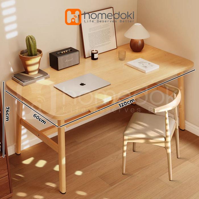 Gambar Homedoki Meja Makan/Meja Makan Minimalis/Meja Makan Murah/Meja Makan Putih - Kayu dari Homedoki Store undefined Tokopedia