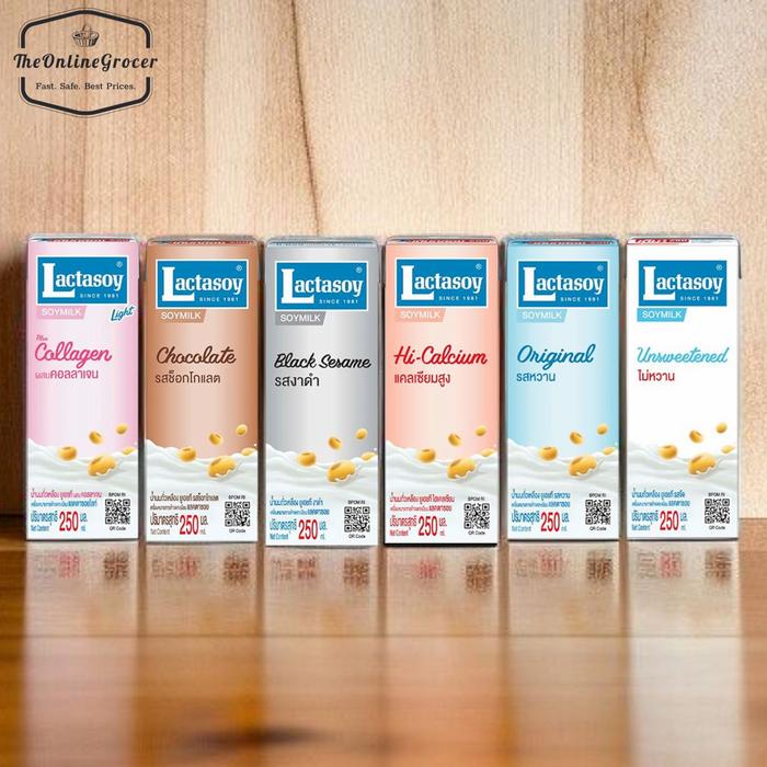 Gambar Lactasoy Soymilk 250ml - Susu Kacang Kedelai Lactasoy Thailand - Aneka Rasa Susu Kedelai - Original dari TheOnlineGrocer undefined Tokopedia