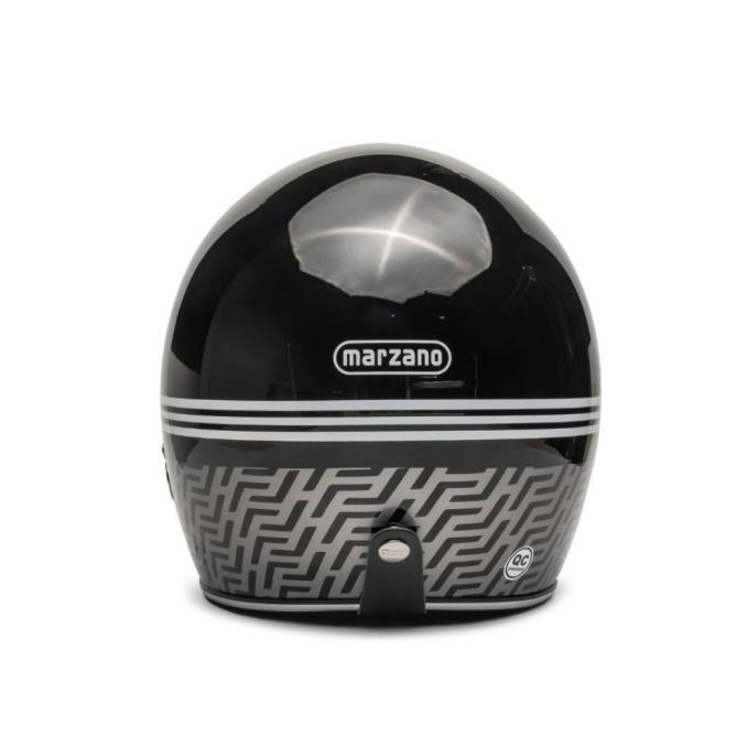 Gambar IrmaShop 575. Helm Motor pria wanita Retro Footstep X Marzano Scorpio Cream SNI - Black, M dari IrmaShop 575 undefined Tokopedia