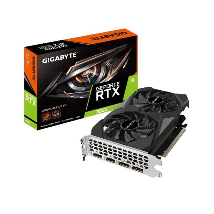 Promo VGA GIGABYTE GeForce RTX 3050 RTX3050 WINDFORCE OC 6GB