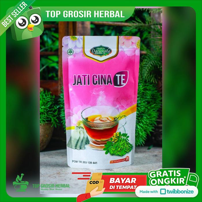 Gambar Teh daun Jati Cina Original 100% Alami - Jati Cina Celup dari Top Grosir Herbal undefined Tokopedia