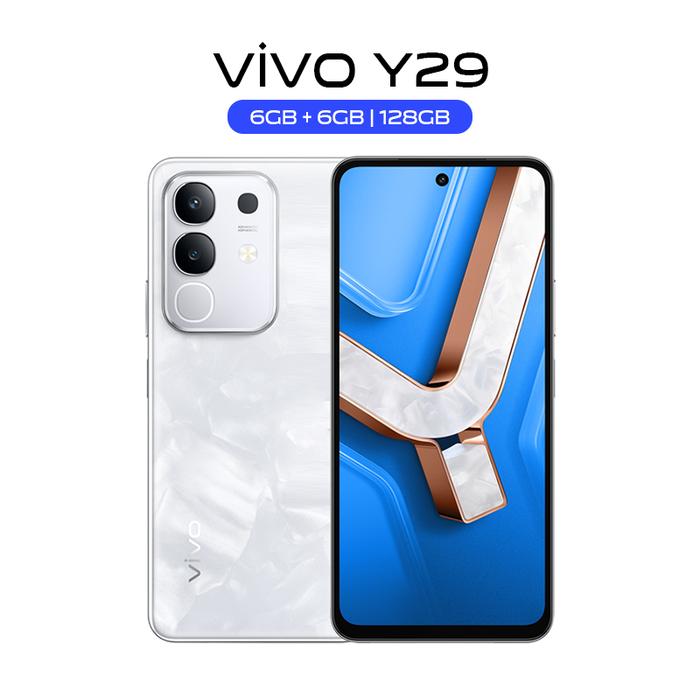 Gambar Vivo Y29 (6/128GB)(8/128GB)(8/256GB) Snapdragon 685 — Garansi Resmi Vivo Indonesia - 6/128GB Putih, Full set bawaan dari ThreetoOne undefined Tokopedia