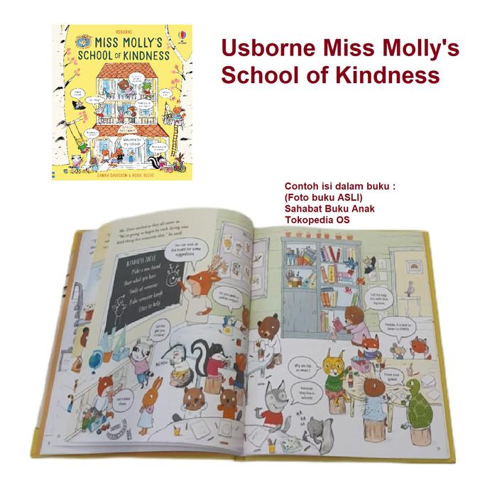 Gambar Usborne Miss Molly School Buku Bahasa Inggris Karakter Baik Anak Kindness Happines Manners Confidence Friends - Kindness dari Sahabat Buku Anak undefined Tokopedia