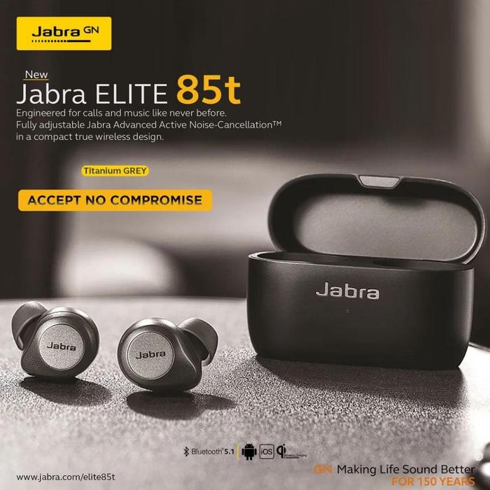 Jabra Noise Isolating Earphones Jual [100% ОRl]Jabra Elite 85t