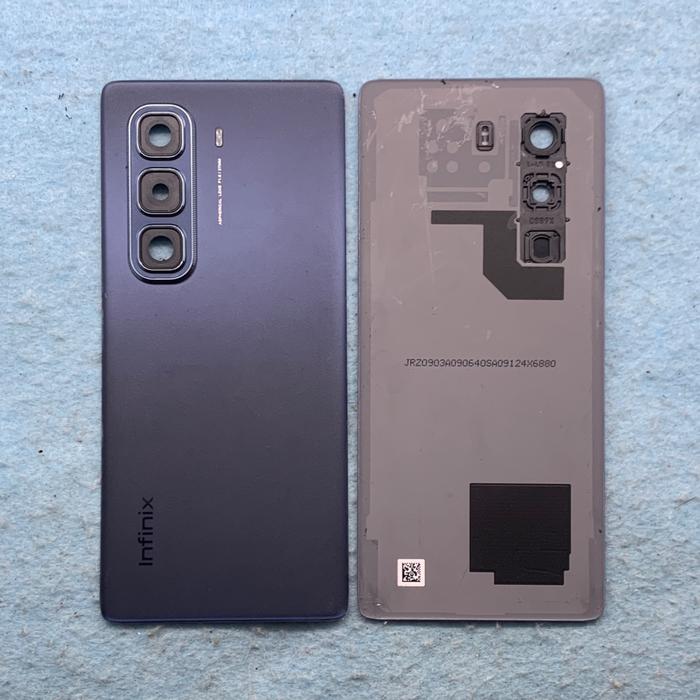 Gambar BACKDOOR CASING COVER TUTUP BELAKANG INFINIX HOT 50 PRO PLUS X6880 ORIGINAL COPOTAN - Hitam, SET RING KACA dari BAGUSPARTS ORI undefined Tokopedia