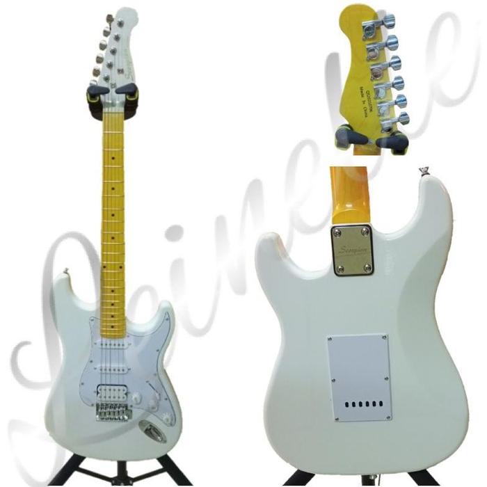 Gambar akse Scorpion DS-120 SS-120 Gitar Elektrik Electric Guitar DS120 SS120 Bonus T-Shirt - Putih dari aksesoriskph1 undefined Tokopedia