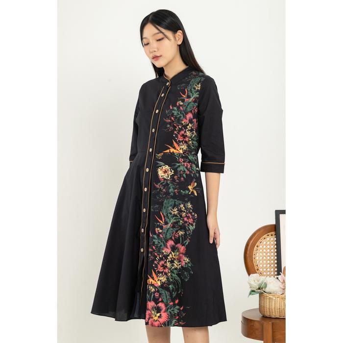 Gambar *Ready Stok* SISTER'S - Dress Katun Y9425 (ZE) - Hitam, M dari Sisters Fashion Group undefined Tokopedia