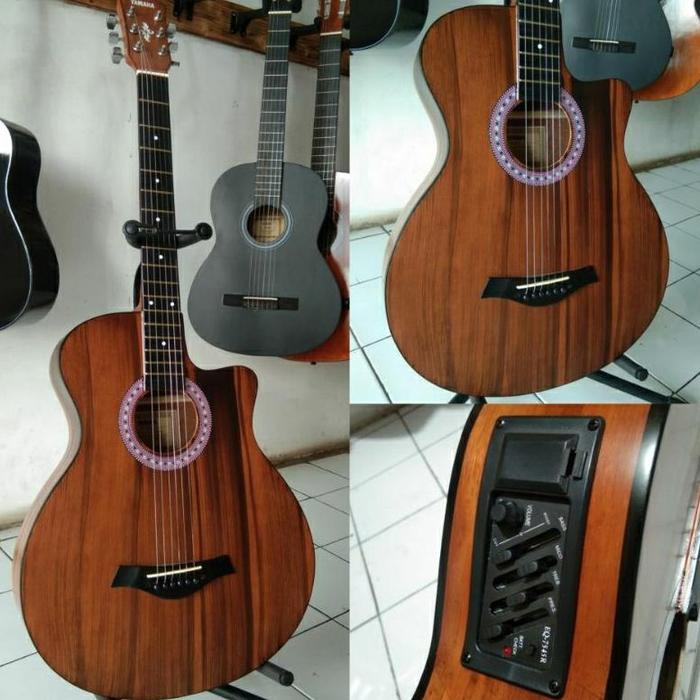 Gambar koko gitar yamaha akustik elektrik digital terbaru berkualitas terbaik - coklat eq-7545r, hanya gitar dari AKULHOINI 2 undefined Tokopedia