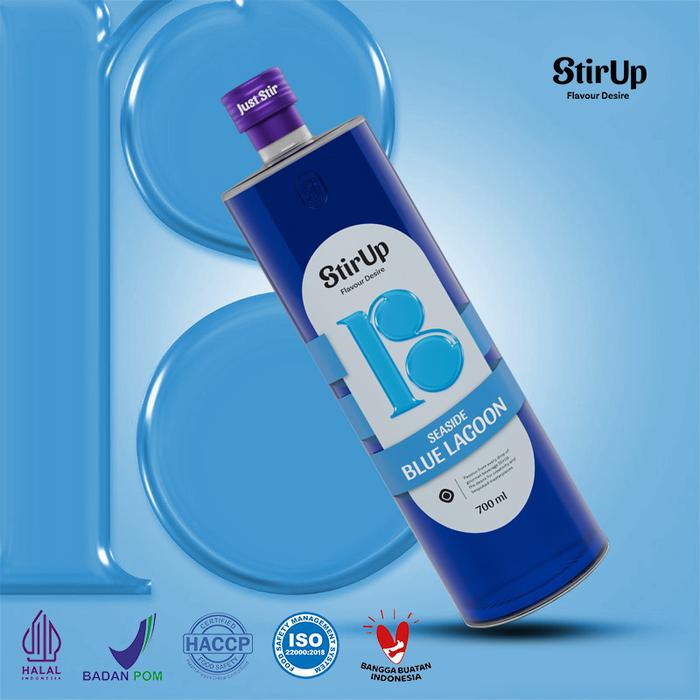 Gambar StirUp Seaside Blue Lagoon - Gourmet Syrup Rasa Citrus - PET dari StirUp Official Store undefined Tokopedia