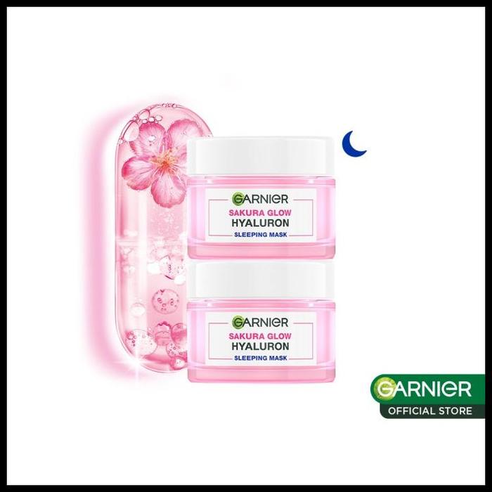 Gambar Terlaris Garnier Sakura Glow Night Cream 50Ml Twinpack (Sakura White) Good Quality - Twinpack dari Gencanayoo undefined Tokopedia