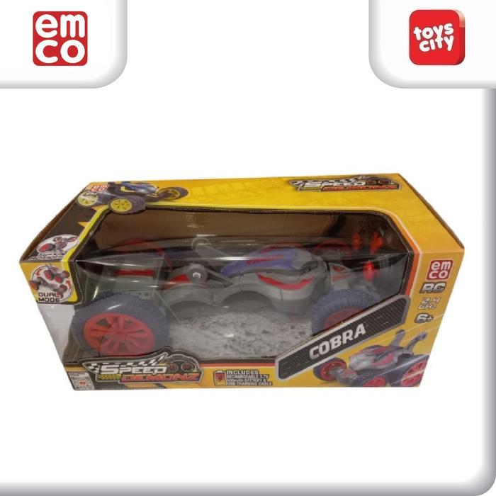 Gambar EMCO Speed Demonz RC, Cobra - Mainan Mobilan Remot Kontrol - Silver dari Toys City undefined Tokopedia