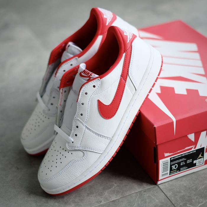 Air Red And White Aj1 Nike Air Jordan Retro Low OG White Red BNIB Original  CZ0790 161 44 Di Shoeniverse Ltd Tokopedia
