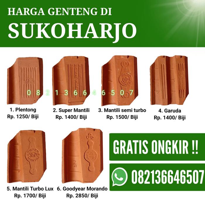 Gambar Genteng di Sukoharjo | Jual Genteng Murah di Sukoharjo | Harga Genteng press Di Sukoharjo dari UD Buana Karya undefined Tokopedia