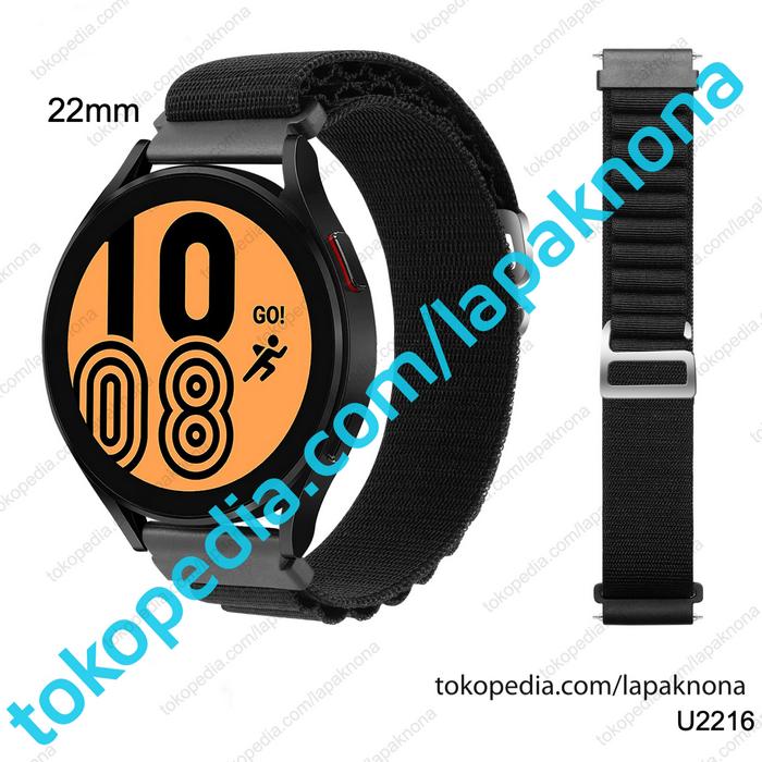 Gambar 22mm ALPINE LOOP Strap Garmin Venu 2 Forerunner 255 265 Music 745 Tali - 1-Black dari lapaknona. undefined Tokopedia
