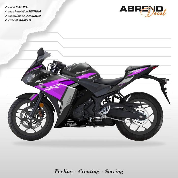 Gambar STRIPING R25 LIVERY 50TH ANNIVERSARY TRI COLOR / STICKER MOTOR YAMAHA R25 OLD DESIGN CUSTOM STOCK DECAL - 13 dari SM barong undefined Tokopedia