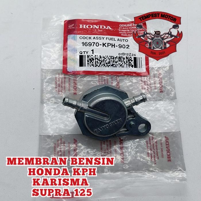 Gambar KRAN BENSIN ASLI SUPRA X 125 MEMBRAN BENSIN HONDA KARISMA MEMBRAN KRAN BENSIN ORI KARISMA MEMBRAN ASLI SUPRA 125 dari tempest sparepart undefined Tokopedia