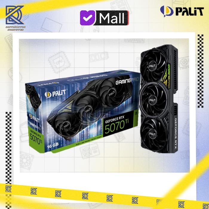 Gambar Palit RTX 5070 Ti Gaming Pro 16GB DDR7 dari distributorkomputer undefined Tokopedia