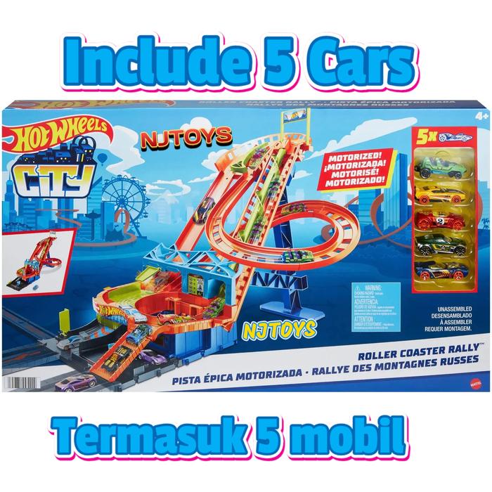Motorizada Pista Hot Wheels Hot Wheels Track Roller Coaster Rally