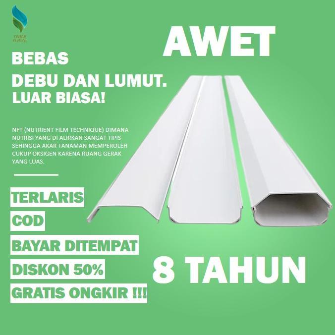 Gambar Talang Air PVC Gully Trapesium Peralatan Hidroponik Berkebun Alat Hidroponik Berkebun Taman A1 dari DBerkah selalu undefined Tokopedia