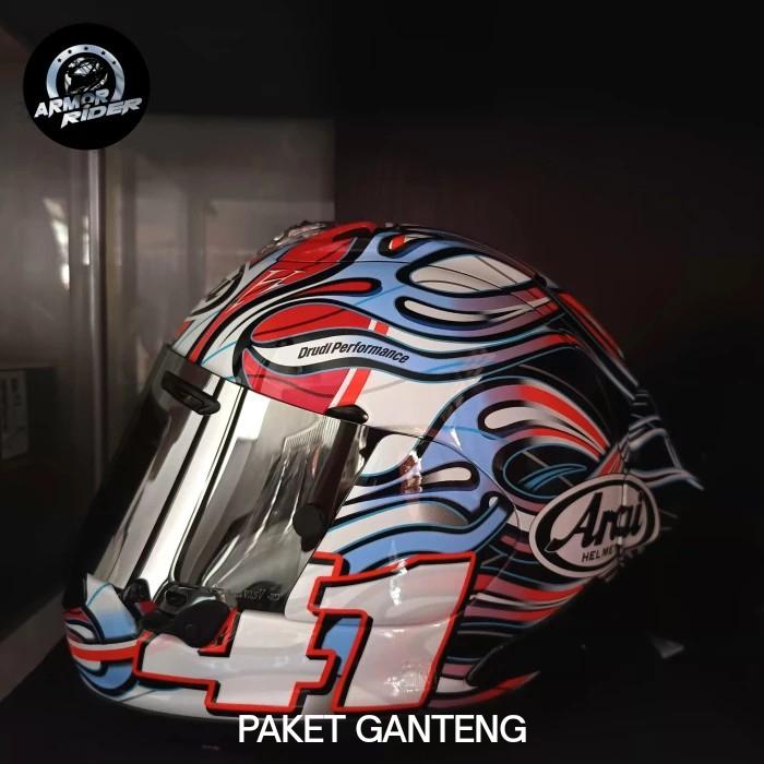 Drudi Performance Arai Giga Jual Arai Rx7x Haga WSBK Rainbow Size