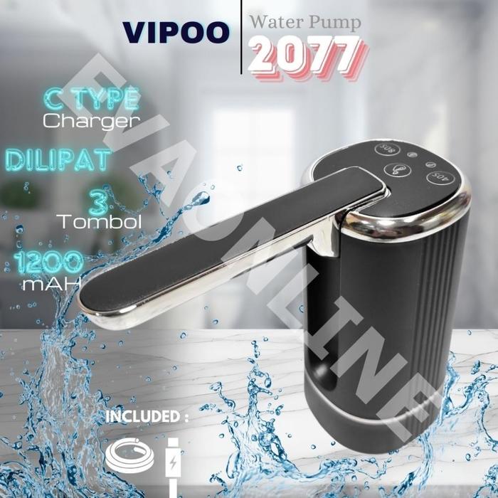 Jual Boom Pompa Galon Elektrik Vipoo V-2077 Ada Timer Water