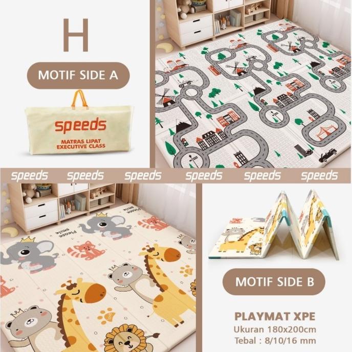 Gambar NEW PLAYMATE BABY MATRAS ANAK PLAYMAT BAYI 180X200 CM TEBAL XPE ALAS LANTAI KARPET LIPAT EMPUK - H, 180X200 8mm dari siiite undefined Tokopedia