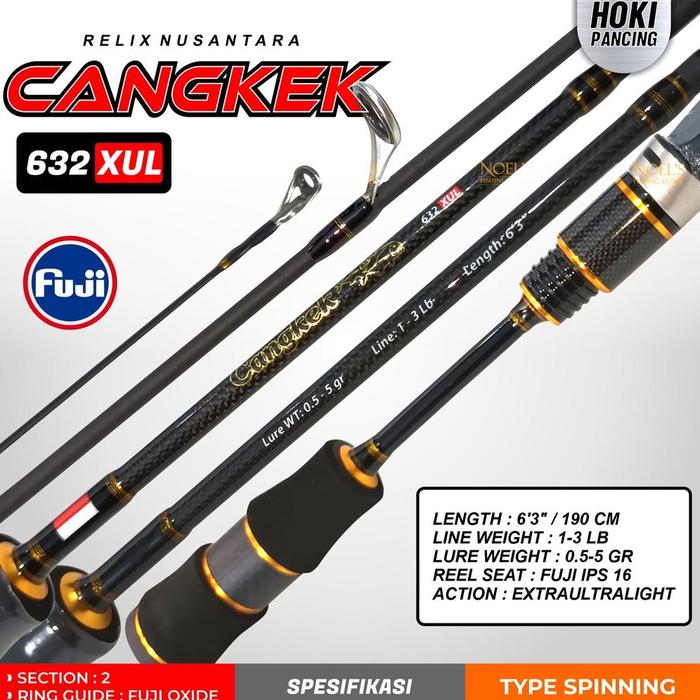 Jual Relix Nusantara Cangkek Joran Pancing / Rod 762 Ul Gen S 682
