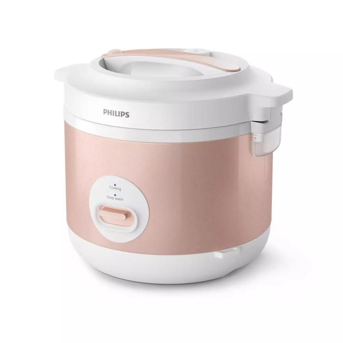 Gambar PHILIPS RICE COOKER 1.8L HD3003 / PHILIPS MAGIC COM MINIMALIS 1.8 LITER HD-3003 - Pink dari Boss Aditama undefined Tokopedia