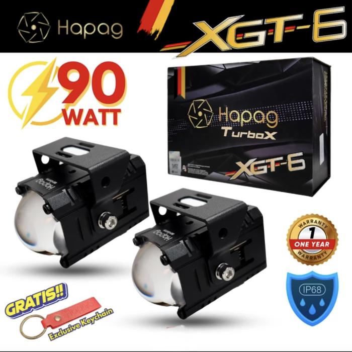 Gambar HAPAG TURBO X XGT-1 XGT1 XGT 1 MINI LASER XGT-6 XGT6 XGT 6 FOGHLAMP LED LAMPU TEMBAK MOTOR MOBIL - XGT6 dari IHSAN MOTOSHOP undefined Tokopedia
