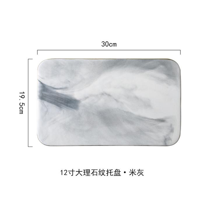 Gambar Marble Cutting Board / Talenan Marmer / Marble Tray - L/Abu dari Home Essentials_NEW undefined Tokopedia