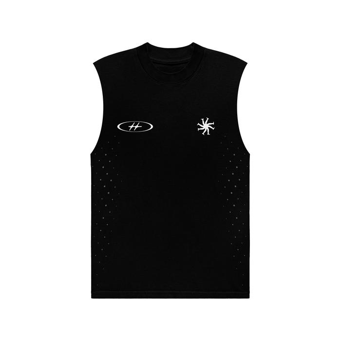 Gambar HLWN Running Unisex Muscle Tee Black - Vibrance - XXL OLD  dari HLWN Running undefined Tokopedia
