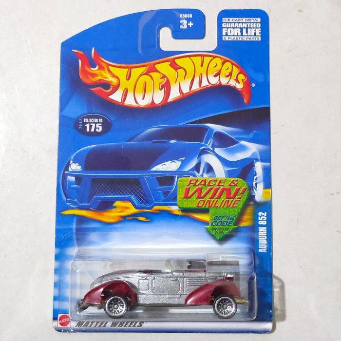 Jual Hotwheels Hot Wheels Auburn 852 silver merah 2002 base besi