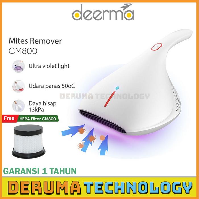 Gambar DEERMA CM800 VACUUM CLEANER UV-C ANTI DEBU TUNGAU KASUR - CM800 + FILTER dari DERUMA TECHNOLOGY OFFICIAL undefined Tokopedia