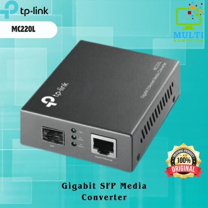 Gambar Tplink Mc220L Gigabit Sfp Media Converter - MC220L dari BANELAN NA99 undefined Tokopedia