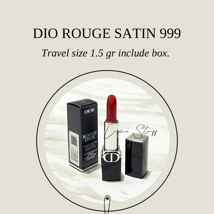 Gambar Luxie Stuff - Rouge Dior Satin #999 Lipstick 1,5 gr with box dari Luxie Stuff_NEW undefined Tokopedia