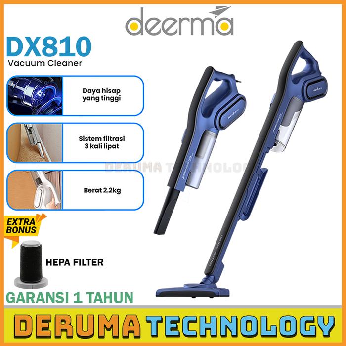 Gambar DEERMA DX700 HANDHELD ROTARY VACUUM CLEANER ULTRA QUIET 600W - DX810+FILTER dari DERUMA TECHNOLOGY OFFICIAL undefined Tokopedia