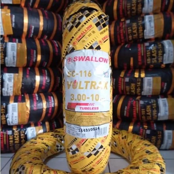 Gambar Ban Luar SWALLOW 300-10 Voltrax Tubeless Untuk Sepeda Motor Listrik merk Goda - Uwinfly - Selis - United dari STERO ID undefined Tokopedia