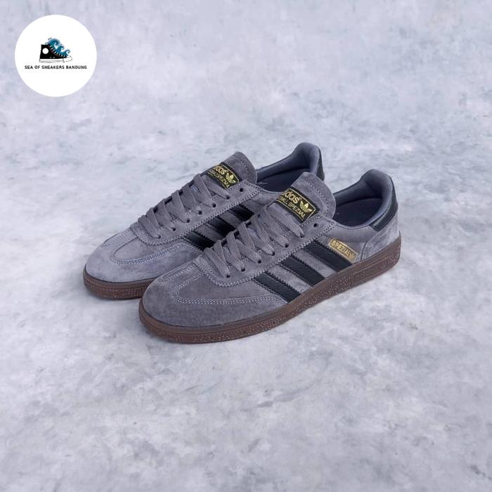 Jual Sepatu Adidas Handball Spezial Dark Grey Black Gum Grey